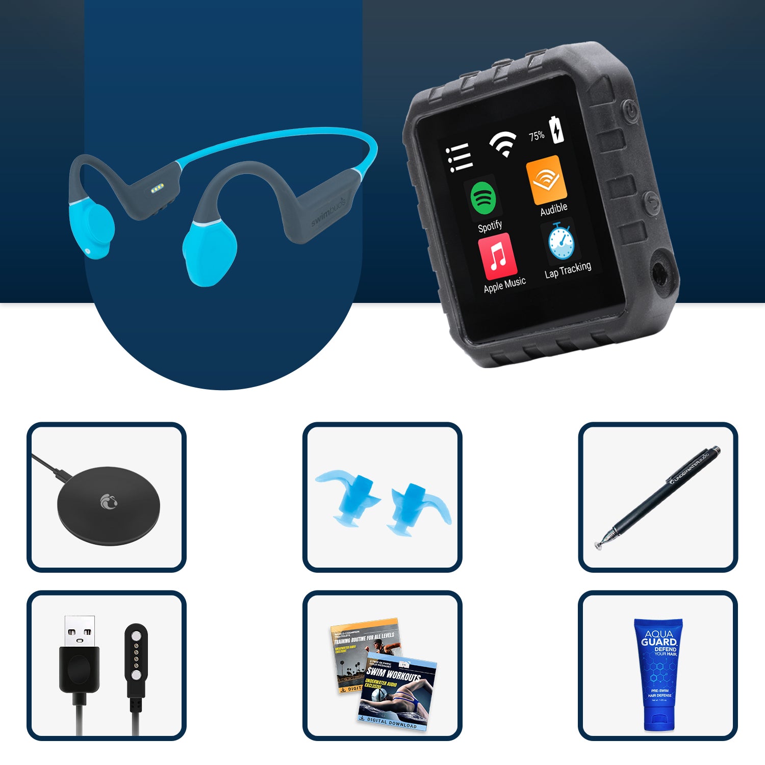 Waterproof Delphin 3.0 Bundle for Swimming