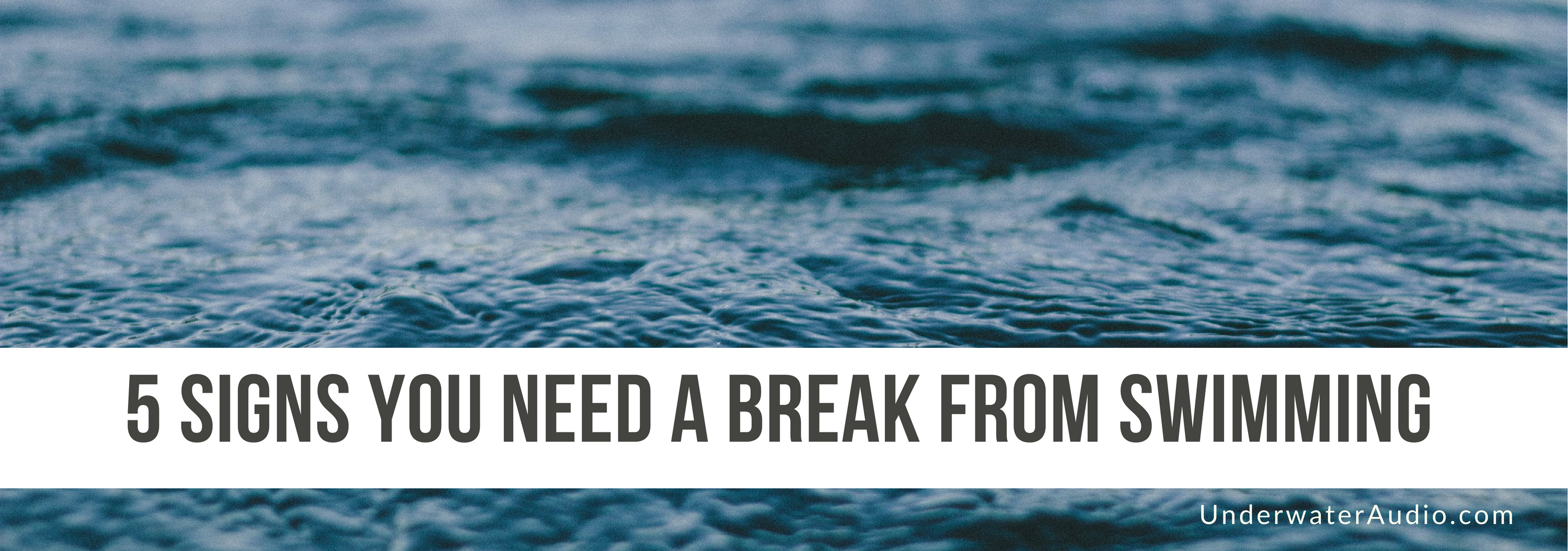 5 Signs You Need a Break From Swimming